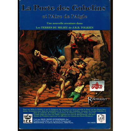 La Porte des Gobelins et l'Aire de l'Aigle (jdr JRTM des éditions Hexagonal en VF) 003