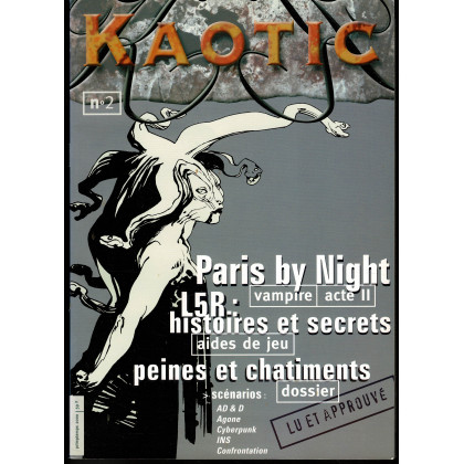 Kaotic N° 2 (magazine de jeux de rôles en VF) 002