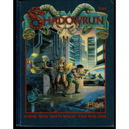Shadowrun - Livre de base Première édition (jdr de Fasa Corporation en VO) 001