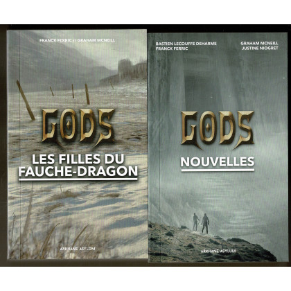 GODS - Lot de 2 romans et nouvelles (jdr d'Arkhane Asylum en VF) 001