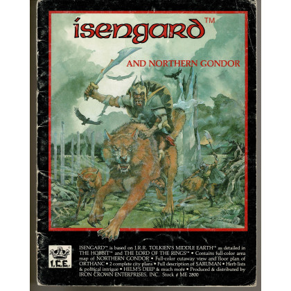 Isengard and Northern Gondor (jdr MERP d'Iron Crown Enterprises en VO) 003