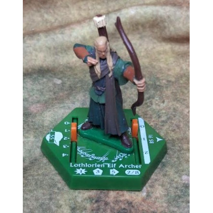 BS91 - Lothlorien Elf Archer (figurine pour The Lord of the Rings Tradeable Miniatures Games en VO) 001