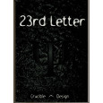 23rd Letter - Second Edition (jdr V2 de Crucible Design en VO) 001