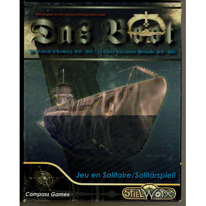 Das Boot - La Guerre Sous-marine Allemande 1939-1943 (wargame solitaire de Compass Games en VF) 001