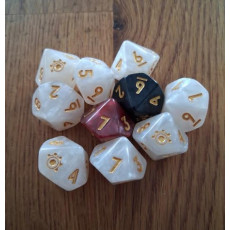 GODS - Set de 10 dés à 10 faces (accessoires de jdr d'Arkhane Asylum Publishing)