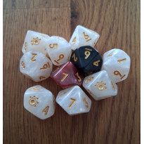 GODS - Set de 10 dés à 10 faces (accessoires de jdr d'Arkhane Asylum Publishing)