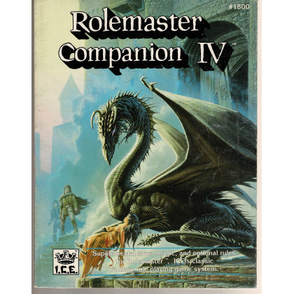 Rolemaster Companion IV (jdr d'Iron Crown Enterprises Inc. en VO) 004