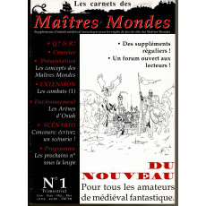 Les Carnets des Maîtres Mondes N° 1 (fanzine de jeux de rôles en VF)