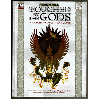 Penumbra - Touched by the Gods (jdr d20 System d'Atlas Games en VO) 001