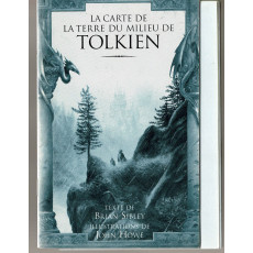 La carte de la Terre du Milieu de Tolkien (éditions Christian Bourgeois en VF)