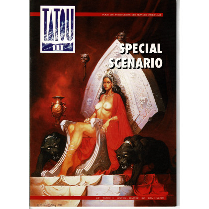 Tatou N° 11 Spécial scénarios (magazine pour les aventuriers des mondes d'Oriflam) 002
