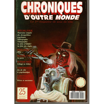 Chroniques d'Outre Monde N° 25 (magazine de jeux de rôles) 001