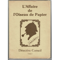 Détective Conseil Volume 3 - L'Affaire de l'Oiseau de Papier (jeu d'enquêtes de Jeux Descartes en VF) 001