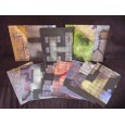 Lot de 13 cartes - Map Pack (plans jdr D&D 4) L010