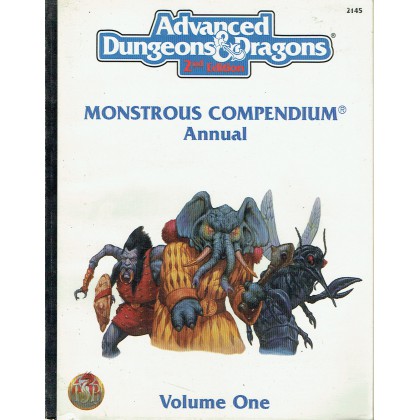 Monstrous Compendium Annual - Volume One (AD&D 2 en VO) 001