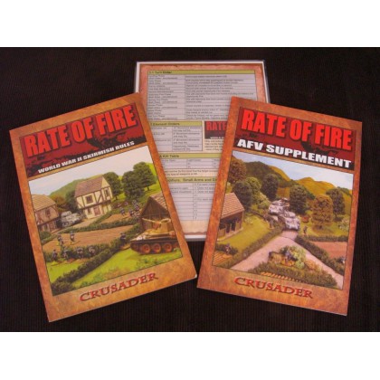 Rate of Fire - World War 2 Skirmish Rules (lot 2 livrets de règles en VO) 001