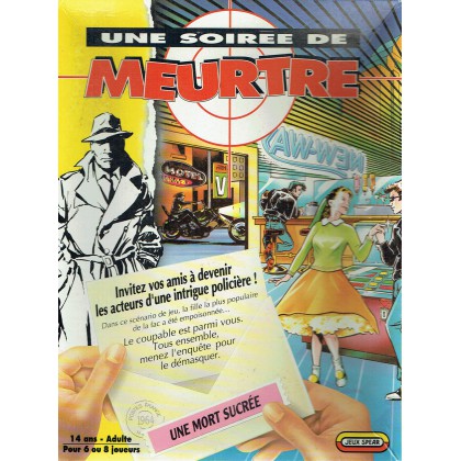 Une Soirée de Meurtre - Une Mort sucrée (jeu d'enquête policière) 001