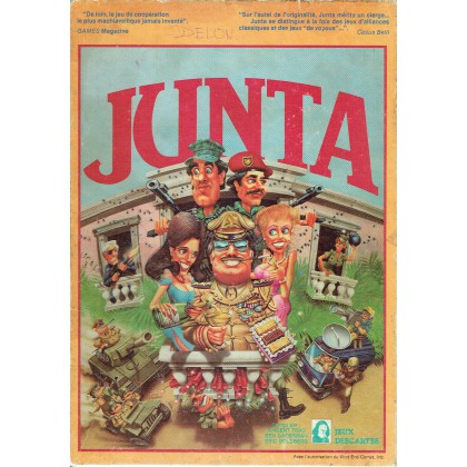 Junta - Pouvoir, Intrigue, Argent et Révolution (jeu de stratégie Descartes) 001