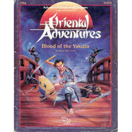 OA4 Blood of the Yakuza (AD&D 1ère édition Oriental Adventures) 001
