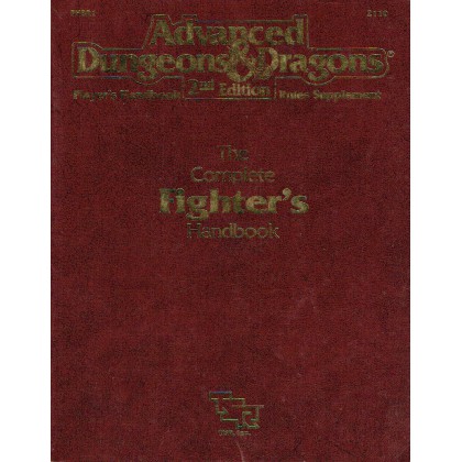 The Complete Fighter's Handbook (jdr AD&D 2ème édition VO) 002