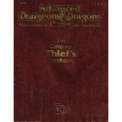 The Complete Thief's Handbook (jdr AD&D 2ème édition VO) 001