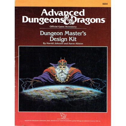 Dungeon Master's Design Kit (jdr AD&D 1ère édition) 001