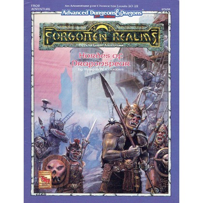 FRQ2 Hordes of Dragonspear (AD&D 2ème édition - Forgotten Realms) 001