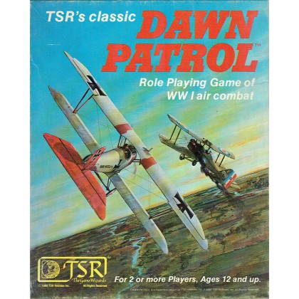 Dawn Patrol - RPG of WW1 Air Combat (wargame aérien en VO de TSR) 001