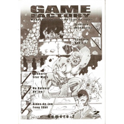 Game Factory N° 2 (magazine amateur de jeux de rôle) 001