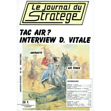 Le Journal du Stratège N° 40 (revue de jeux d'histoire& de wargames) 001