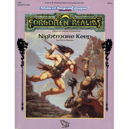 FA2 Nightmare Keep (jdr AD&D 2ème édition - Forgotten Realms en VO) 001