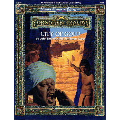 FMQ1 City of Gold (jdr AD&D 2ème édition - Forgotten Realms) 001