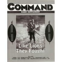 Command Magazine 28 avec wargame "Like lions they fought 1879" (magazine wargames en VO)