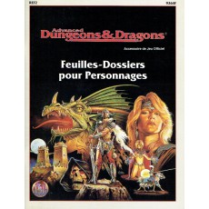 Feuilles-Dossiers pour Personnages (jdr AD&D 2ème édition révisée en VF)