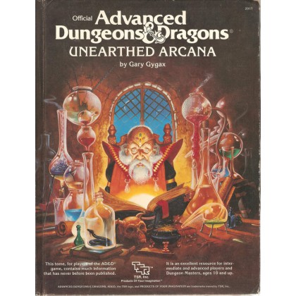 Unearthed Arcana 002 (AD&D 1ère édition)