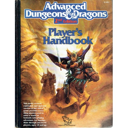 Player's Handbook (jdr AD&D 2nd edition en VO) 002
