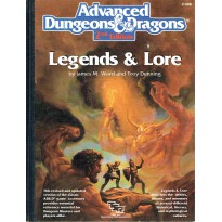 Legends & Lore (jdr AD&D 2ème édition en VO)