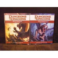 Lot Draconomicon - Dragons Chromatiques & Métalliques (jdr D&D 4)