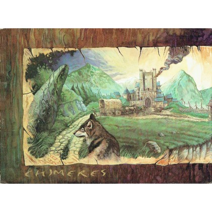 Ecran & fiches du Jeu de l'Initié (jeu de rôles Chimères) 001
