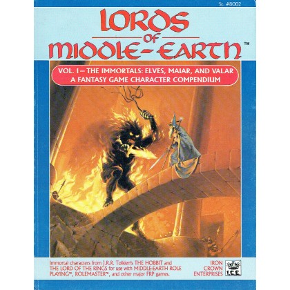 Lords of Middle-Earth - Vol. 1 The Immortals (jdr MERP en VO) 001