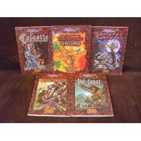 Lot de 5 livres Terres Balafrées (jdr Sword & Sorcery en VF)