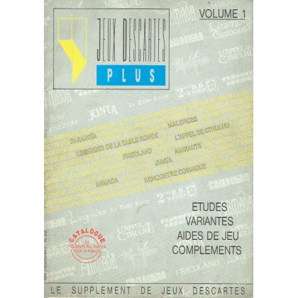 Jeux Descartes Plus Volume 1 (revue de jeux de rôles et de stratégie) 001