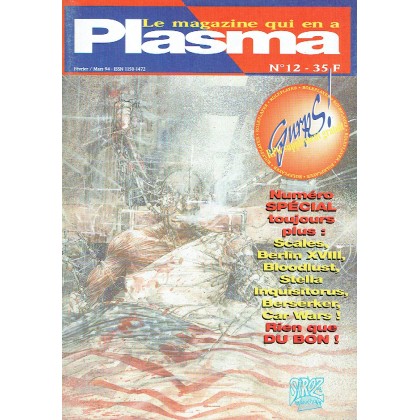 Plasma N° 12 (magazine des jeux de rôles des éditions Siroz) 001