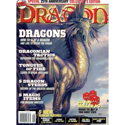 Dragon Magazine US N° 284 (Magazine de jeux de rôles et de l'imaginaire) 001