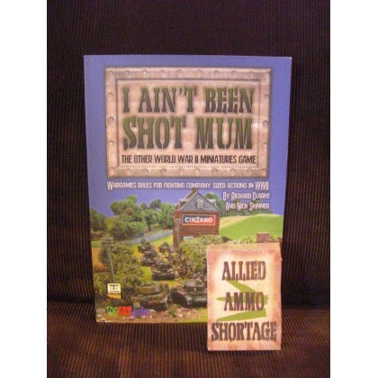 I ain't been shot Mum - Lot Règles + cartes (règle figurines WW2 en VO) L034
