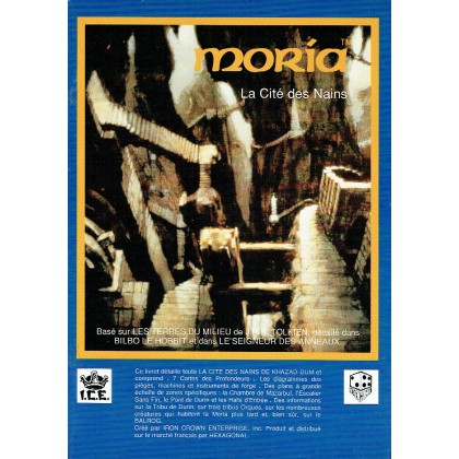 Moria - La Cité des Nains (jdr JRTM en VF) 001