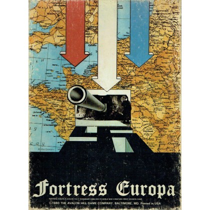 Fortress Europa - World War 2 Western Front Invasion Game (wargame Avalon Hill) 001