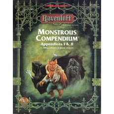 Ravenloft - Monstrous Compendium - Appendices I & II (jdr AD&D 2ème édition en VO)