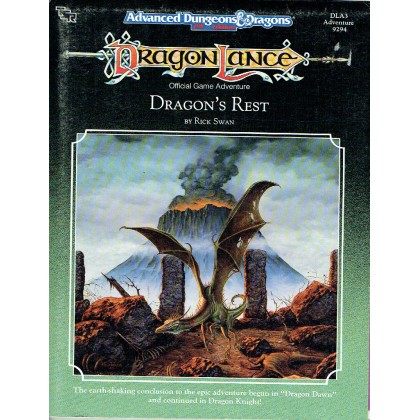 Dragonlance - DLA3 Dragon's Rest (jeu de rôle AD&D 2ème édition) 002
