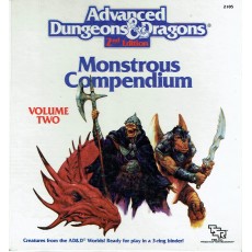 Monstrous Compendium - Volume Two (classeur vide pour jdr AD&D 2)